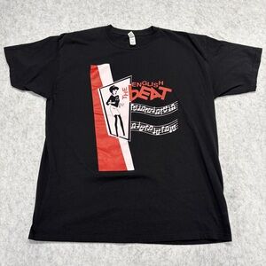 The English Beat Concert Tour T-Shirt - Official Band Merch - Black - XL